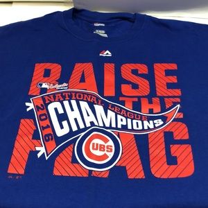 Majestic Chicago Cubs 2016 National Champions: Blue